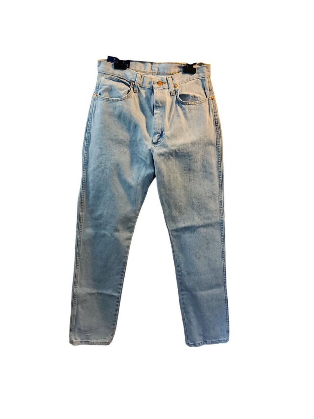 Wrangler Womens  5-Pocket Design  Natural Rise Cowboy Cut Jeans Light Blue Denim
